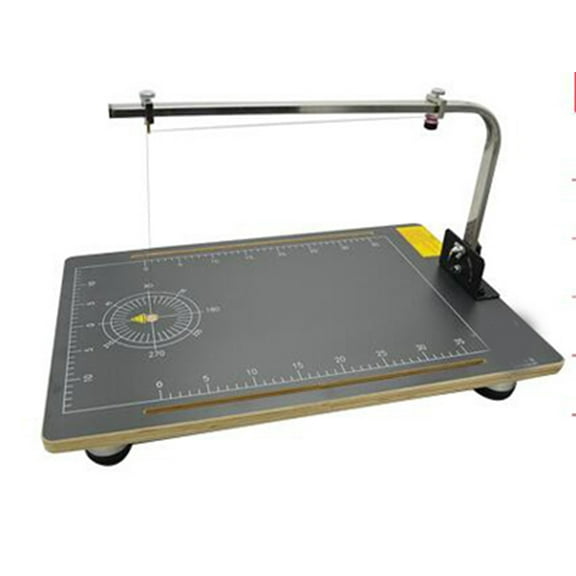 EQCOTWEA Hot-wire Form Cutter 38*58cm Sponge/EPE/Ribbon/KT Board Cutting Machine Vertical Type Black