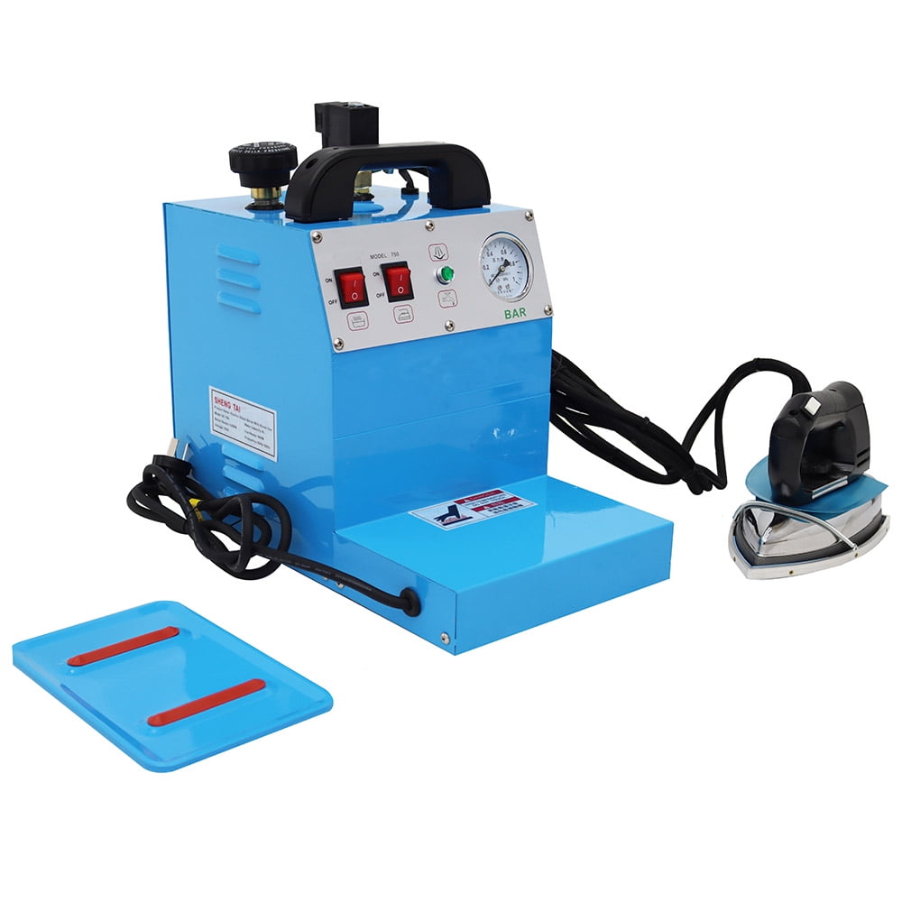 EQCOTWEA Industrial Steam Iron Electric Iron Boiler for Clothing Curtain with Water Tank 220V 1600W
