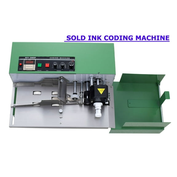 EQCOTWEA MY-380 Continuous Coding Machine Solid Inkjet Label Coding Machine Auto Batch Coding Equipment
