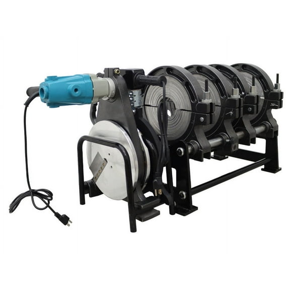 EQCOTWEA Manual Butt Fushion Welding Machine Pipe Fusion Welder 4 Clamps 3.54-9.84"
