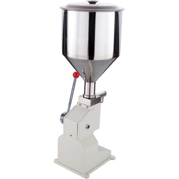 EQCOTWEA Manual Liquid Filling Machine 5-50ml Bottle Cream Paste Shampoo Cosmetic Oil Filler