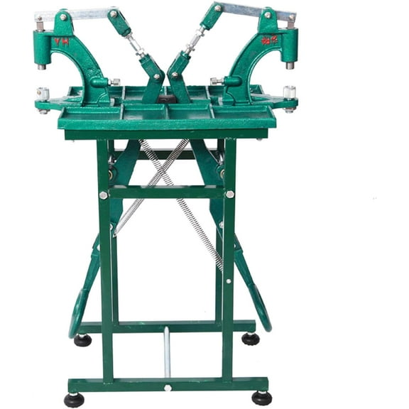 EQCOTWEA Manual Rivet Machine Press Hole Punch Machine Double Pedal Grommet