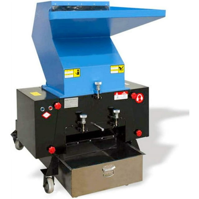 EQCOTWEA Plastic Shredder Rubber Chipper Wood Granulator Grain Grinding