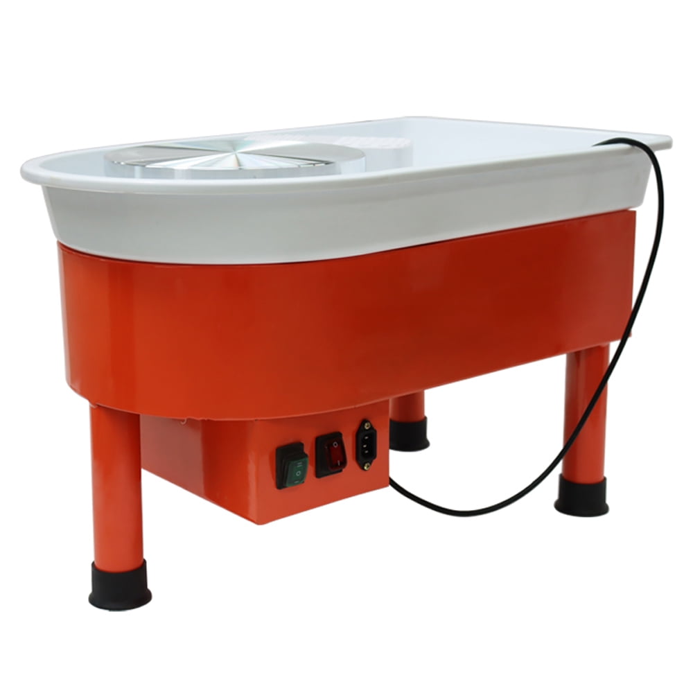 EQCOTWEA Pottery Drawing Machine Continuously Variable Ceramic Potting Machine Electric DIY Clay Sculpting Tools 110V