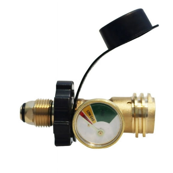 EQCOTWEA Propane Tank Adapter Converts POL LP Tank Pressure Reducing Connector Valve to QCC1/Type1