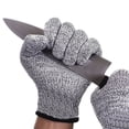 thumbnail image 1 of EQCOTWEA Protective Cut Resistant Gloves Level 5 Cut Protection HPPE, 1 of 6