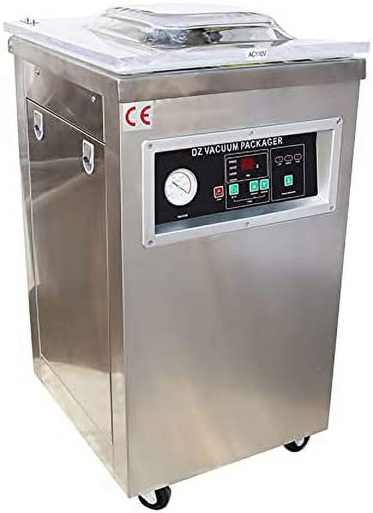 EQCOTWEA Single Chamber Vacuum Packaging Machine Vacuum Sealer Sealing Length 15.7"