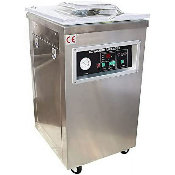 EQCOTWEA Single Chamber Vacuum Packaging Machine Vacuum Sealer Sealing Length 15.7"