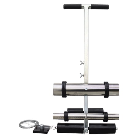 EQCOTWEA Tape Marking Machine Road Strip Marking Machine Stainless Steel with Rubber Roller