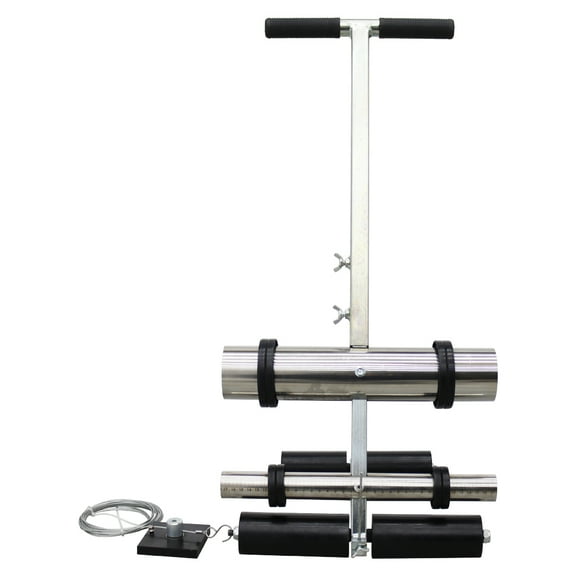 EQCOTWEA Tape Marking Machine Road Strip Marking Machine Stainless Steel with Rubber Roller