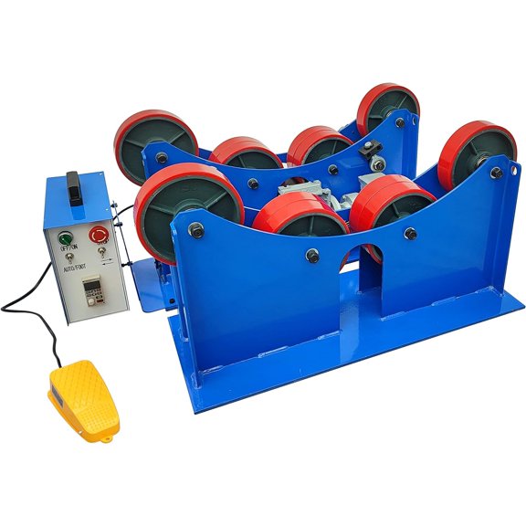 EQCOTWEA Welding Turning Roller Linkage Roller Welding Tank Rotary Welding Positioner 6600LBS