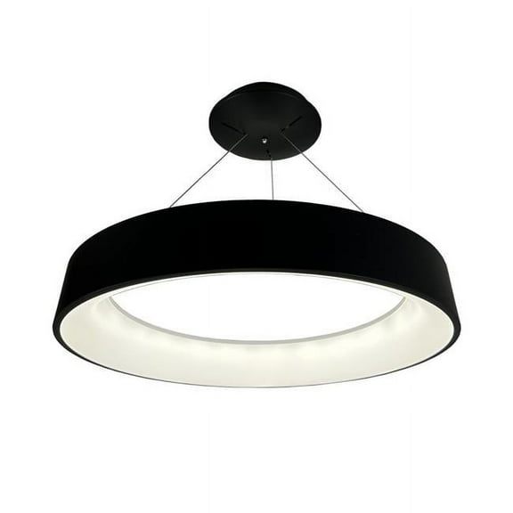 EQLight EQ-P-LCA32-B Alom 48-Watt Integrated LED Black 32' Circular Pendant