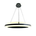 thumbnail image 1 of EQLight EQ21-P-LB12 Litza 41-Watt Integrated LED Ringed Black Circular Pendant, 1 of 4