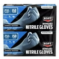 thumbnail image 1 of EQPT Industrial Powder-Free Nitrile Gloves Blue 150 Count (2 Pack), 1 of 3