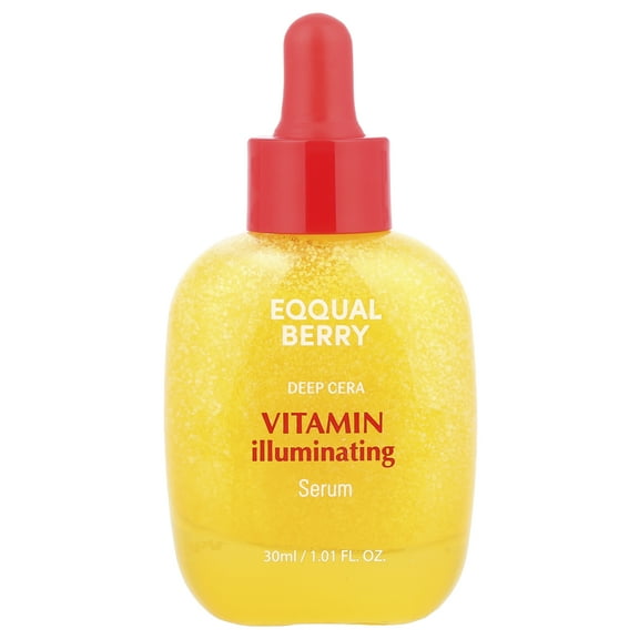 EQQUALBERRY Deep Cera Vitamin Illuminating Serum, 1.01 fl oz (30 ml)