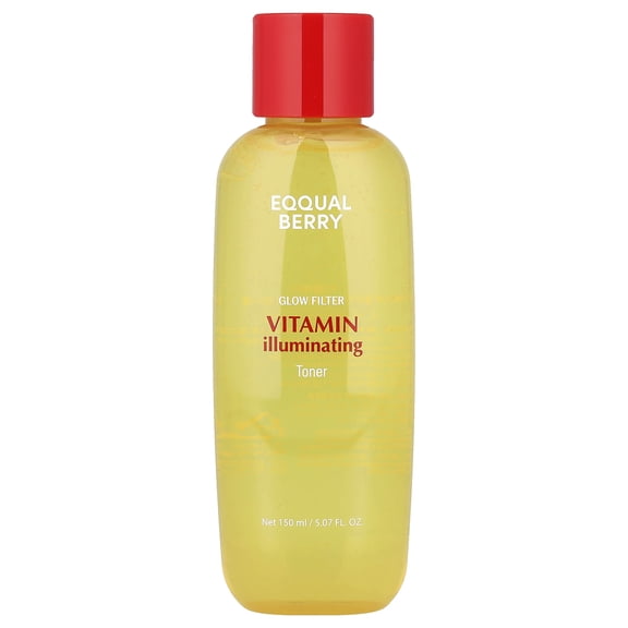 EQQUALBERRY Glow Filter, Vitamin Illuminating Toner, 5.07 fl oz (150 ml)