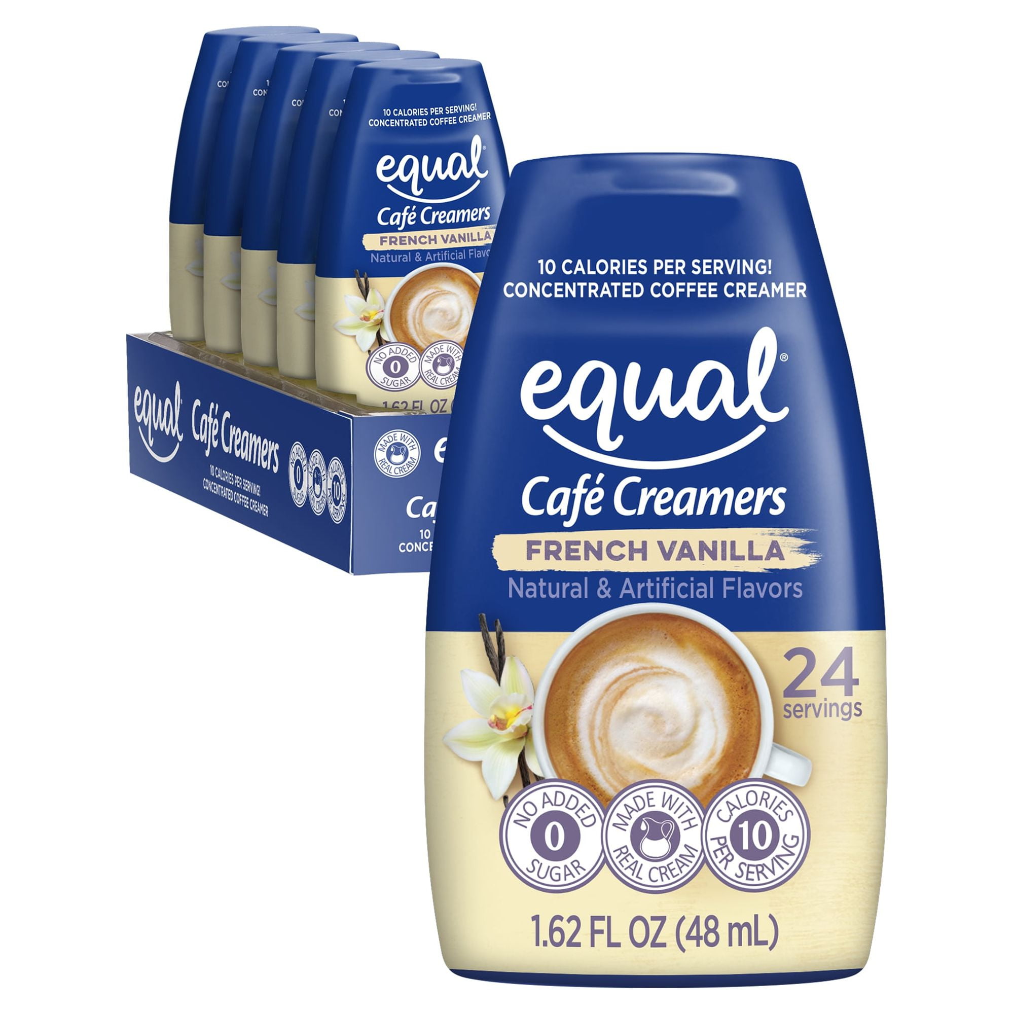 EQUAL Café Creamers French Vanilla LowCalorie Creamer, 1.62 fl oz