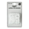 thumbnail image 1 of Equate Large Polybond Hair Ties, Clear, 100 Count, 1 of 2