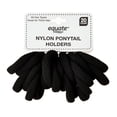 thumbnail image 1 of Equate Nylon Ponytail Holders, Black, 20 Count, 1 of 6