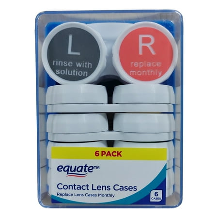 Equate Contact Lens Cases, 6 Count