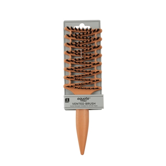 Equate Vented Brush, Orange, 1 Count