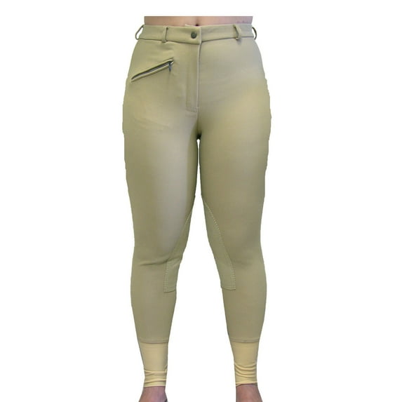 EQUINE ATHLETICS LADIES RIBB KP BREECH WHITE 34