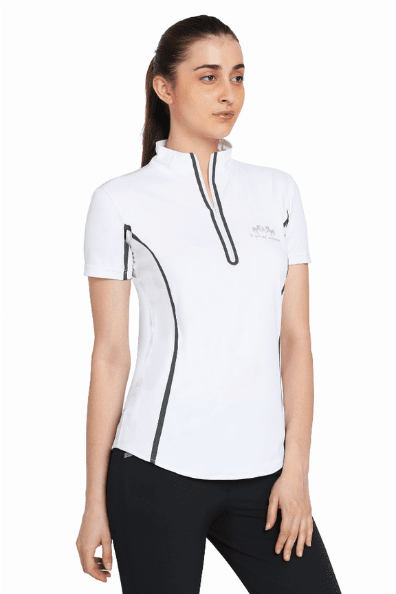EQUINE COUTURE LADIES IBIZA SPORT SHIRT White/Black M