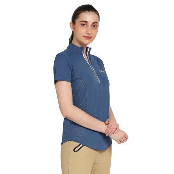 EQUINE COUTURE LADIES MALTA SPORT SHIRT - Ensign Blue - XS