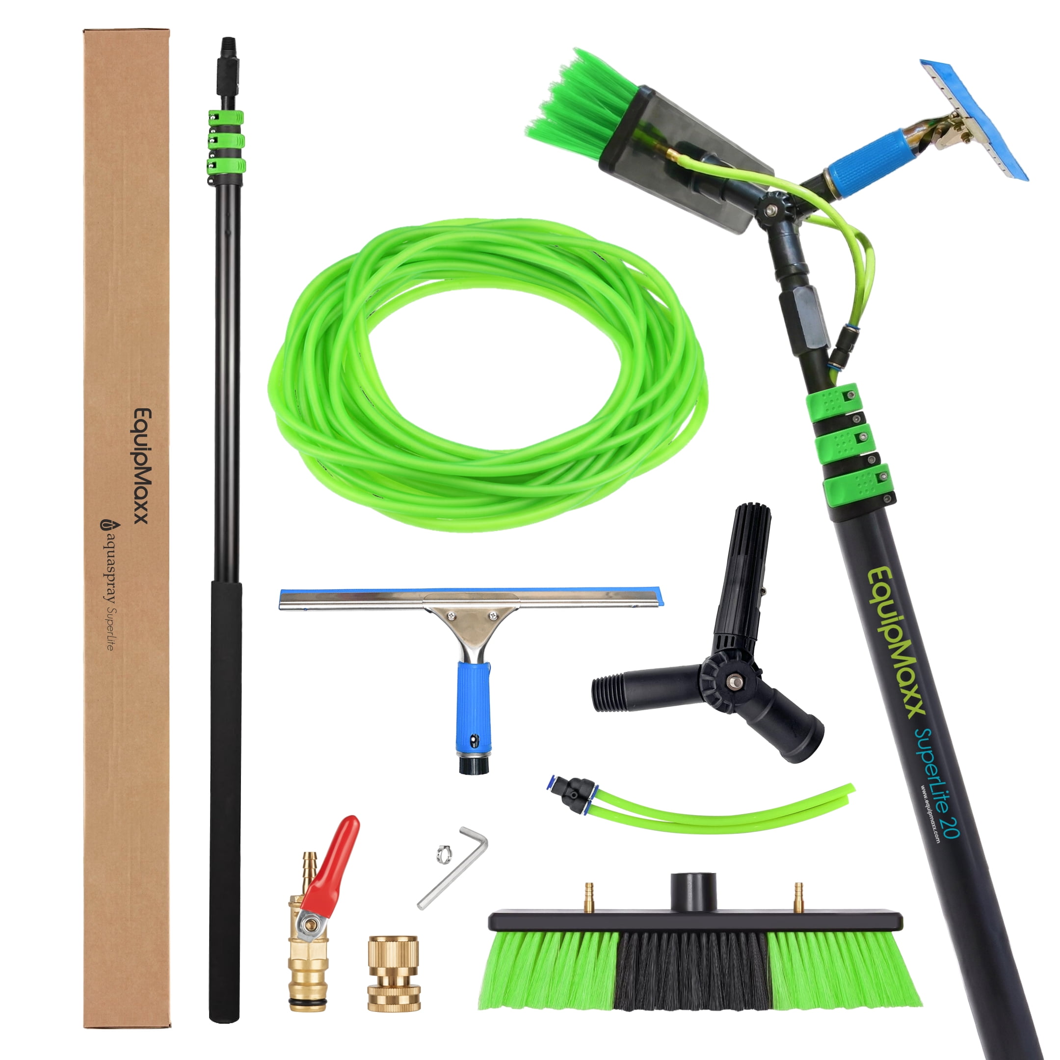 Aqua Spray Superlite 30: Extendable Lightweight Water Fed Pole for