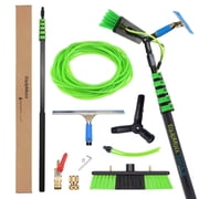 EquipMaxx 30FT Water Fed Pole Kit with Squeegee for Windows & Solar Panels
