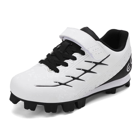 EQW Kids Baseball Cleats for Boys & Girls Softball Cleats | Comfortable, Non-Slip, Durable | Little Kid to Youth