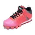 thumbnail image 1 of EQW Kids High-Top Baseball Cleats, Lace-Up Youth Baseball Shoes with Rubber Molded Cleats for Boys Girls, Ankle Support, 1 of 8