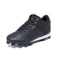 thumbnail image 1 of EQW Kids High-Top Baseball Cleats, Lace-Up Youth Baseball Shoes with Rubber Molded Cleats for Boys Girls, Ankle Support, 1 of 9