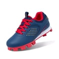 thumbnail image 1 of EQW Youth Baseball Cleats, Rubber Molded Lace Up Softball Shoes for Boys Girls, 1 of 8