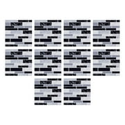 EQWLJWE 10pc Self-Adhesive Tiles Sticker, 3D Peel and Stick Tiles Wall Sticker Kitchen Bathroom Wall Sticker DIY Waterproof Wall Stickers for Home,Living Room,Bedroom,Counter Top Decor
