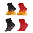 thumbnail image 1 of EQWLJWE 4 Pairs Self-heating Socks Heating Winter Men And Women Camping Fishing Riding Self-heating Socks(Two Pairs Of Red And Black Colors) Socks Holiday Clearance, 1 of 9