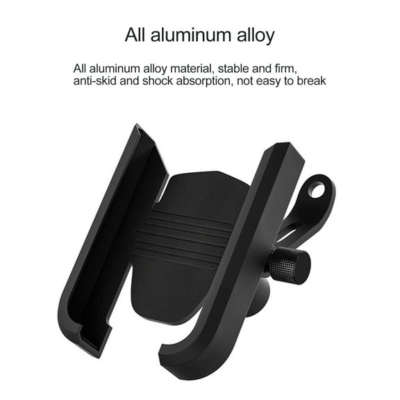 EQWLJWE Aluminum Alloy Mobile Phone Holder Bracket Mount for Motorcycle Mountain Bicycle Bicycle Accessories Holiday Clearance
