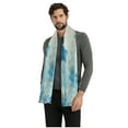 thumbnail image 1 of EQWLJWE Autumn And Winter Trend Watercolor Printed Warm Crystal Super Soft Flannel Scarf, 1 of 7
