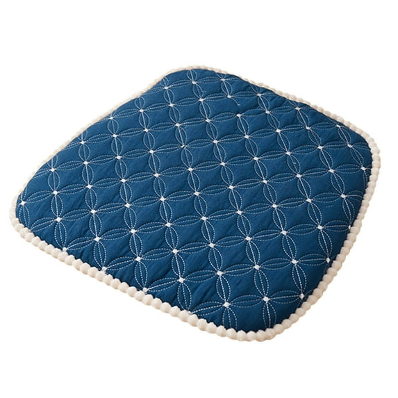 EQWLJWE Chair Cushions for Dining, 17.7" x 16.9" Solid Color Thicken Breathable Chair Pads, Non-Slip Backing, Soft and Comfortable Kitchen Seat Cushions for Patio or Office Room