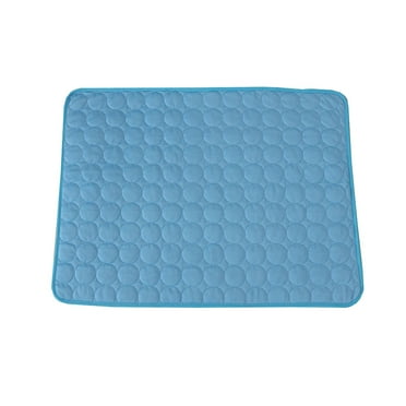 EQWLJWE Dog Cooling Mat Large Cooling Pad Summer Pet Bed for Dogs Cats Kennel Pad Breathable Pet Self Cooling Blanket Dog Crate Sleep Mat Machine Washable