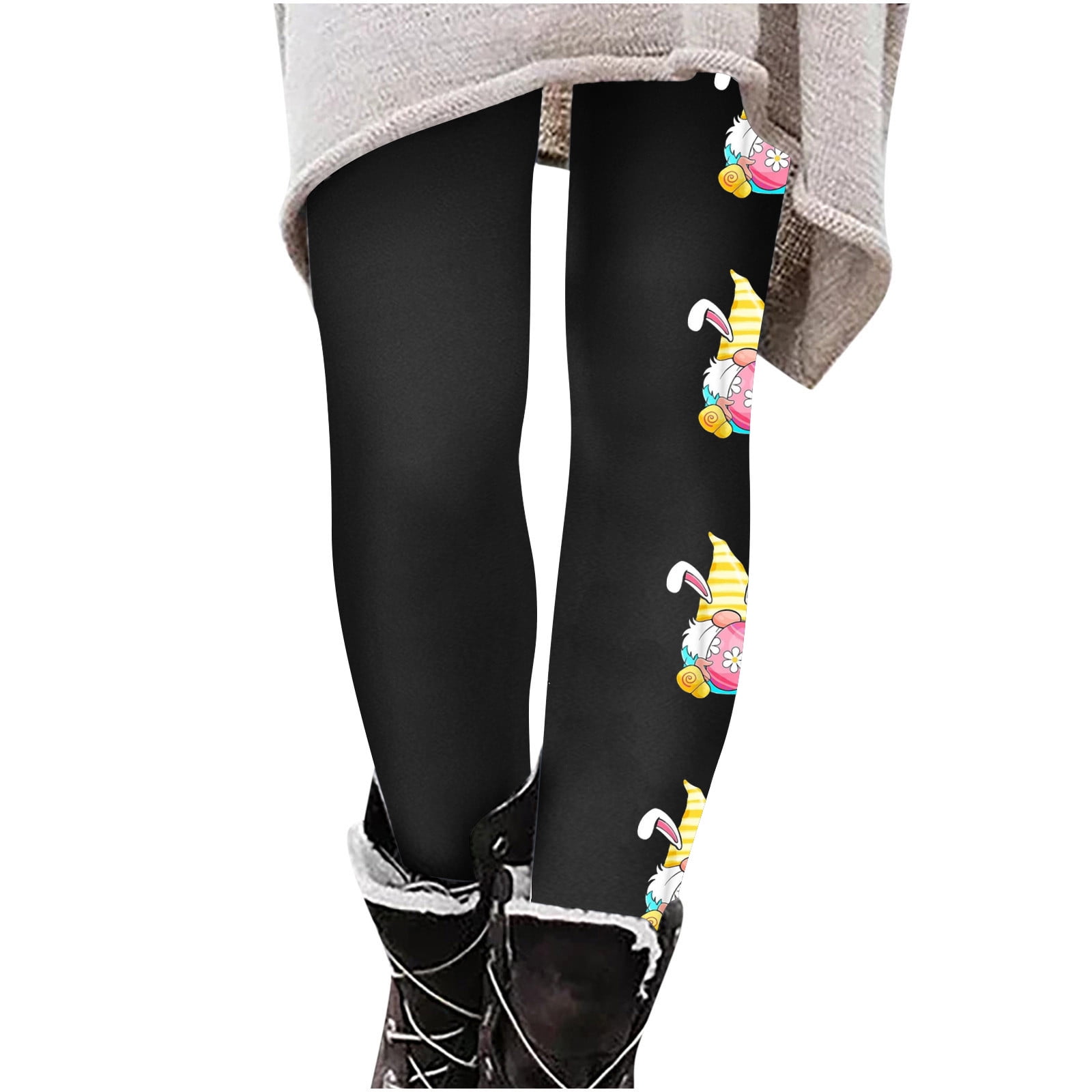 Eggplant Cute Pattern Print Women Leggings
