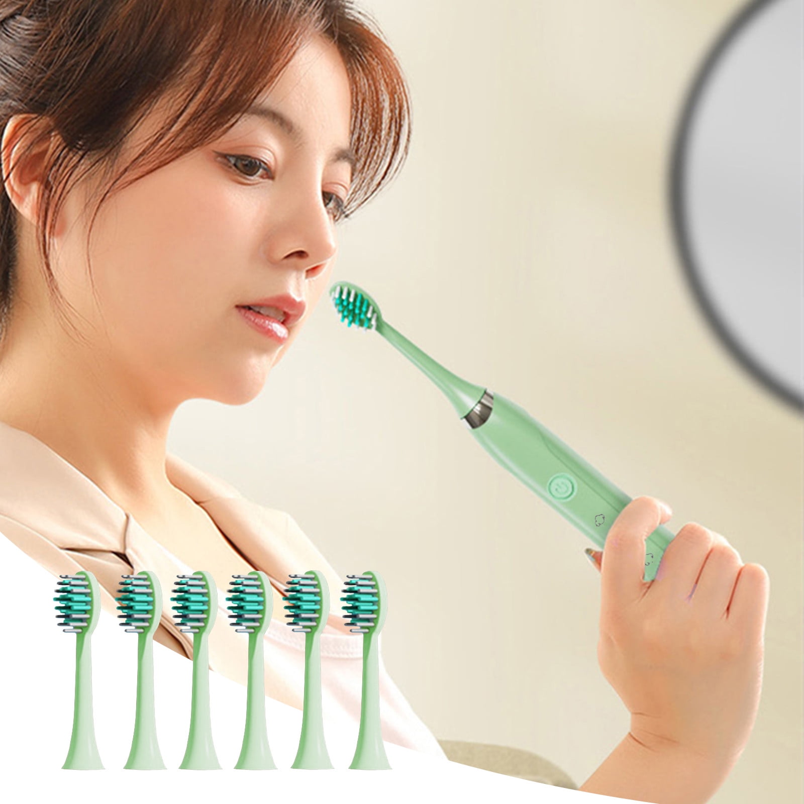 EQWLJWE Electric Toothbrush for Adults Rechargeable 5 Modes Electric