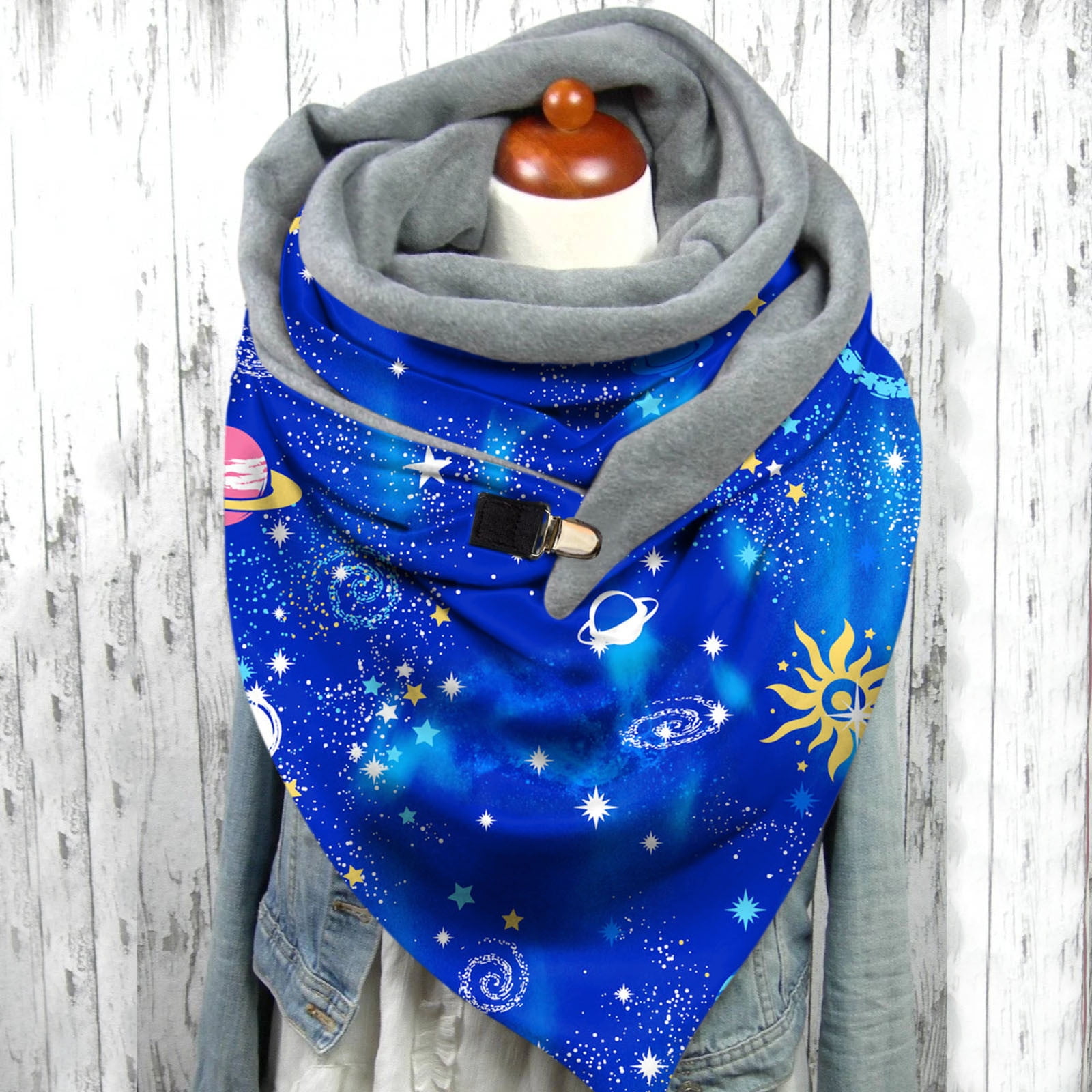 EQWLJWE Fashion Winter Women Print Button Soft Wrap Casual Warm Scarves  Shawls Scarf Holiday Clearance - Walmart.com