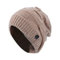 thumbnail image 1 of EQWLJWE Fashion Women And Men Casual Cap Windproof Warm Solid Hat Cold Hat Plush Hat Holiday Clearance, 1 of 1