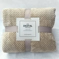 thumbnail image 1 of EQWLJWE Fleece Throw Blanket for Couch, Solid Color Office Nap Blanket Soft Fluffy Lightweight Blanket for All Season 17.7"X25.5" Yellow, 1 of 3