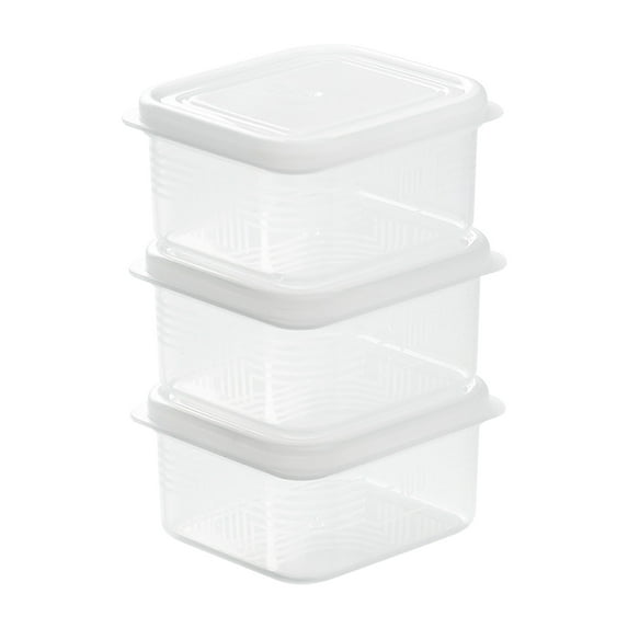 EQWLJWE Freezer Containers for Food Storage, Reusable Plastic Food Storage Containers - Prep, Store and Freeze - BPA Free, Dishwasher Safe
