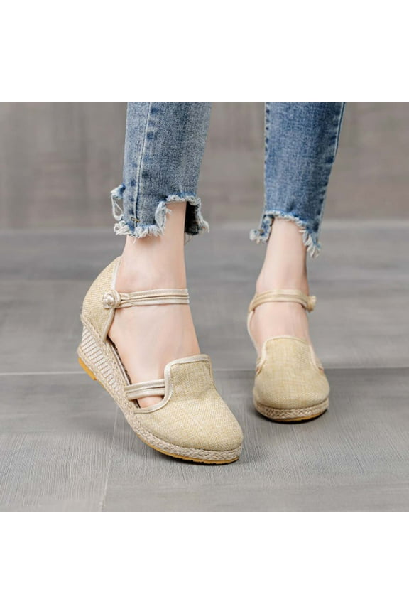 Guess Sandals for Women's High Heel Sandals,Comfy Closed Toe Ankle Strap Platform Wedge Heel Pumps Hollowed Out Party Sandals for Homecoming Party Dress