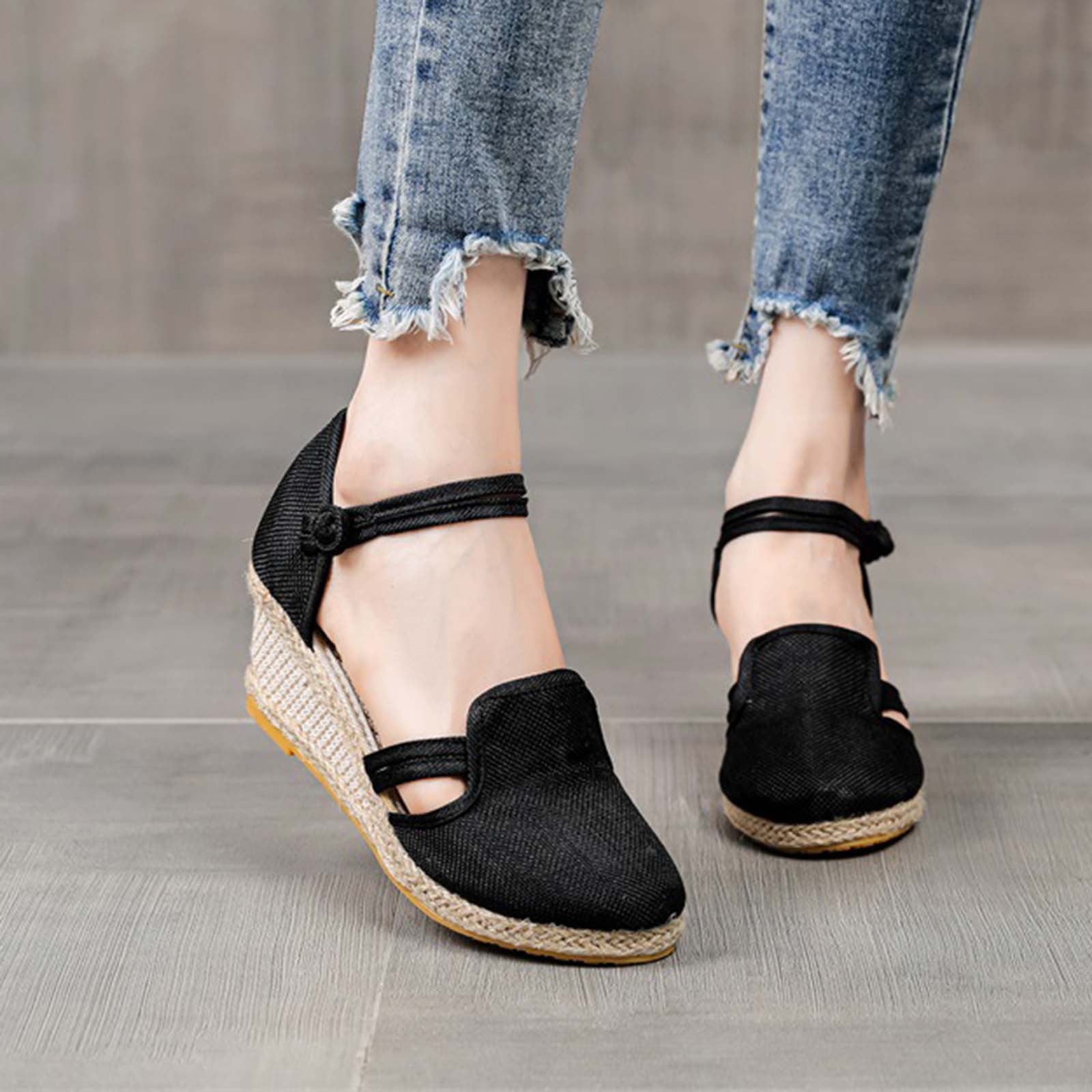 Closed toe high heel wedges sale