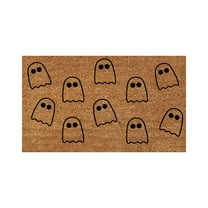 EQWLJWE Halloween Door Mat Home Doormat 16 X 24 Inch Horror Movie Doormat Decorative Entrance Mat Non-Slip Rubber Backing Floor Mat Washable Seasonal Welcome Rugs for Indoor Outdoor