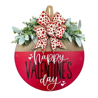 Happy Valentine's Day Shiplap Sign, Wood Door Hanger, Rustic Valentines  Decor, Farmhouse Wall Decor, Valentine Heart Decor, Entry Way Decor 